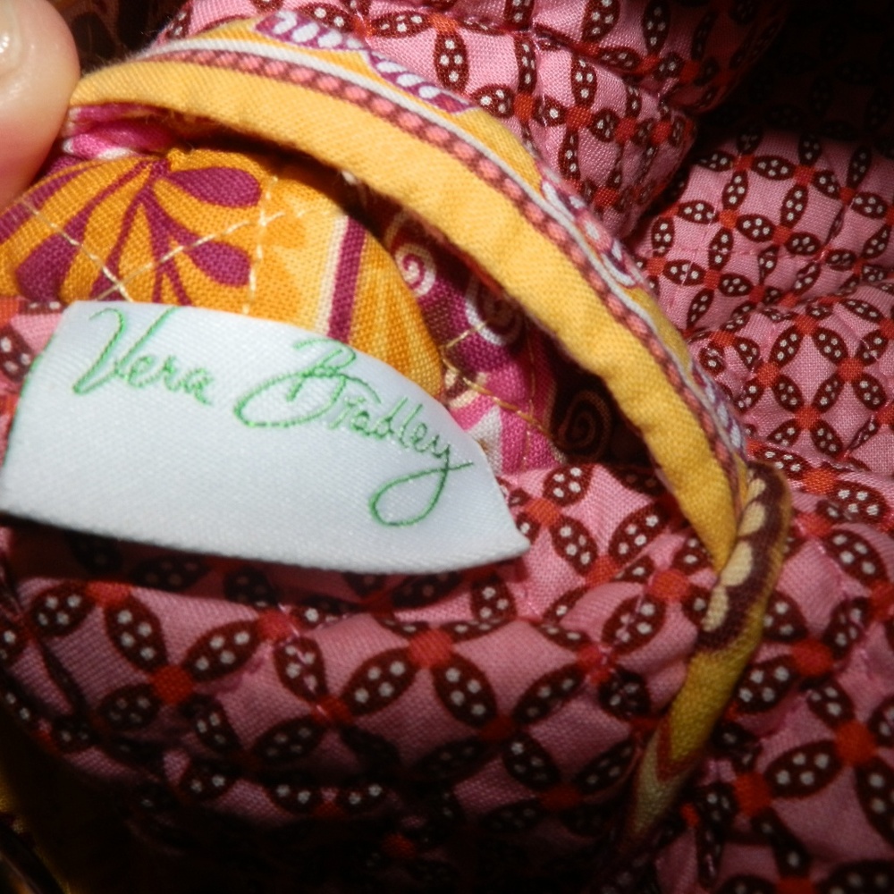 Vera Bradley Flowered Fabric Hobo Bag - Picture 6 of 8